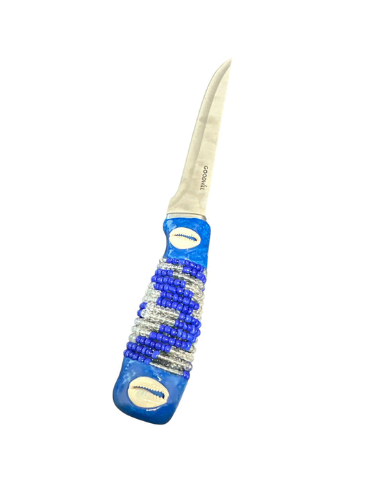Yemaya Beaded knife  10"