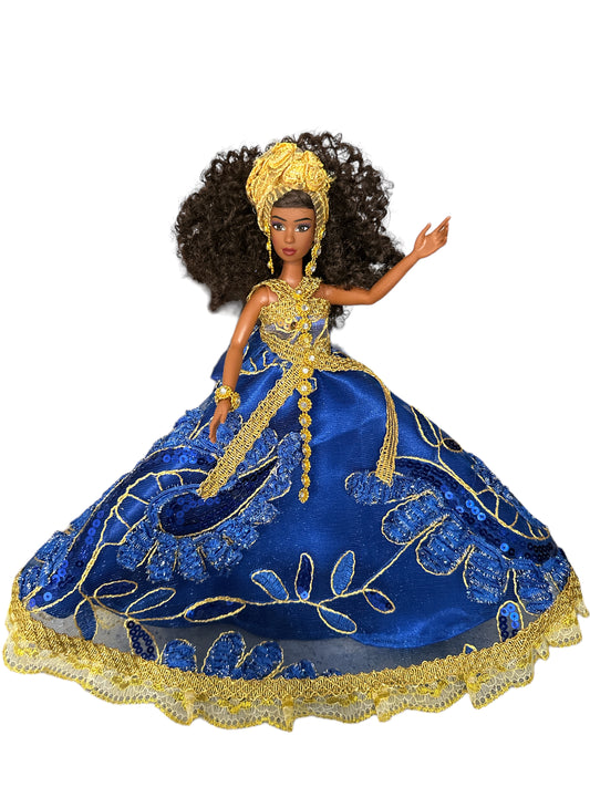 Barbie doll size Spiritual doll (Gypsy, Yemaya)