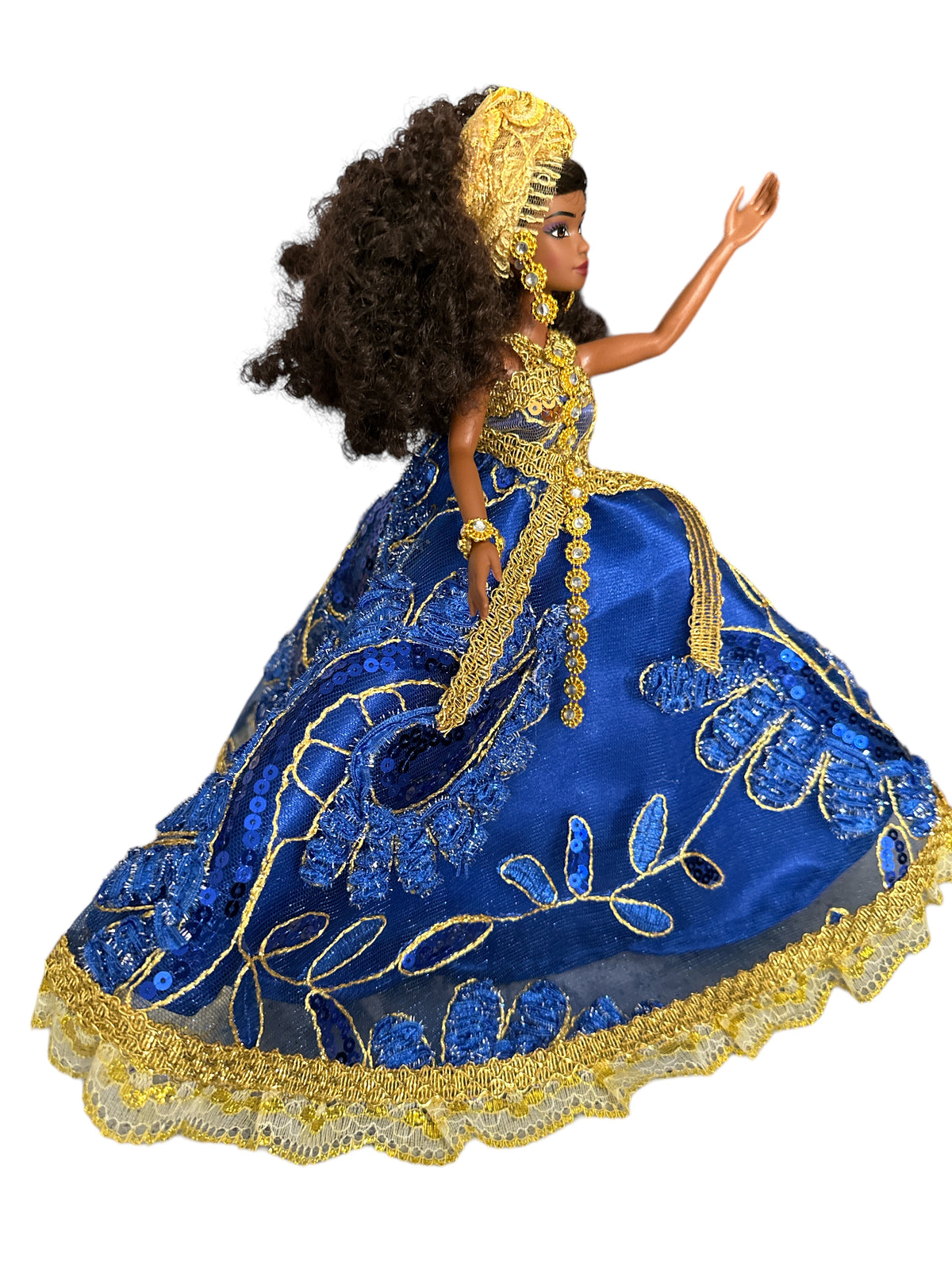 Barbie doll size Spiritual doll (Gypsy, Yemaya)