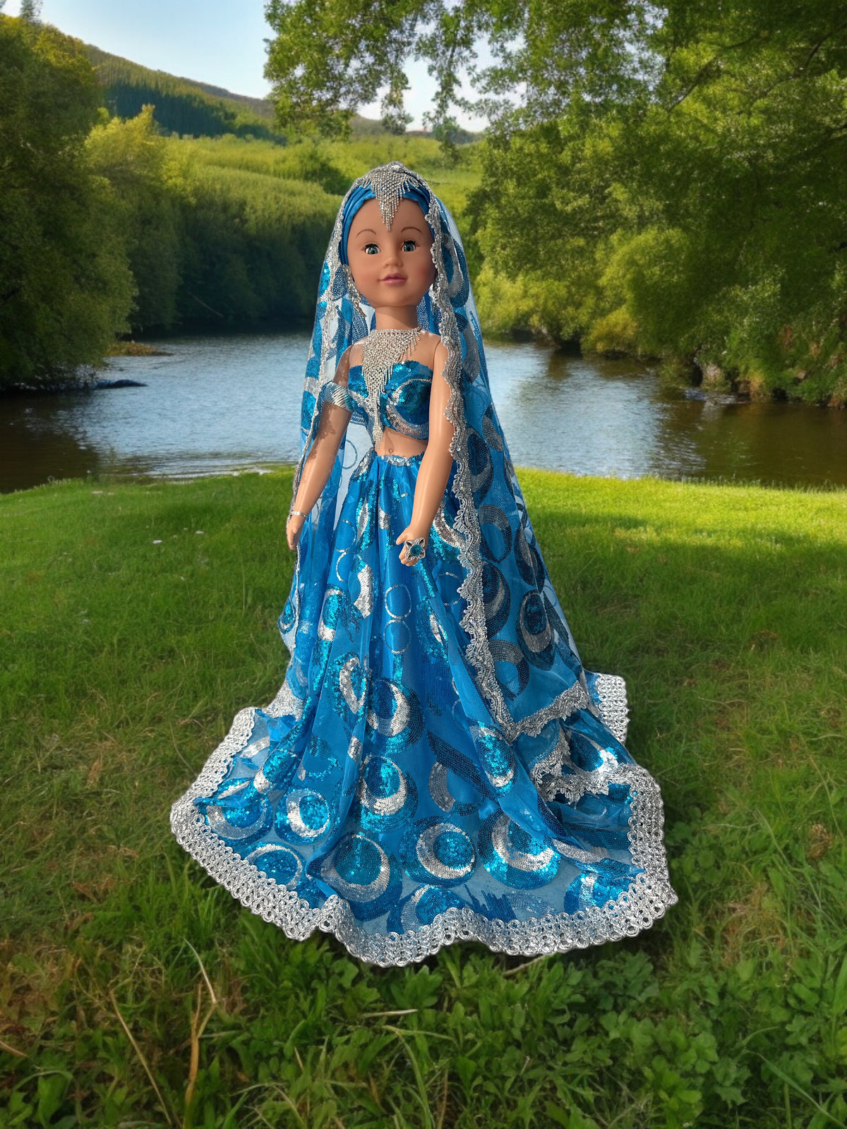 30" Spiritual Gypsy Doll (Yemaya Asesu)