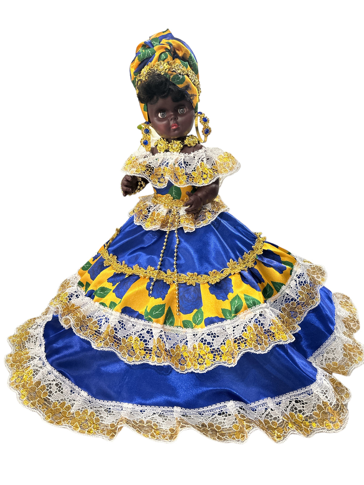 14" Gypsy Spiritual Doll , 2 waters (Ochun, Yemaya)