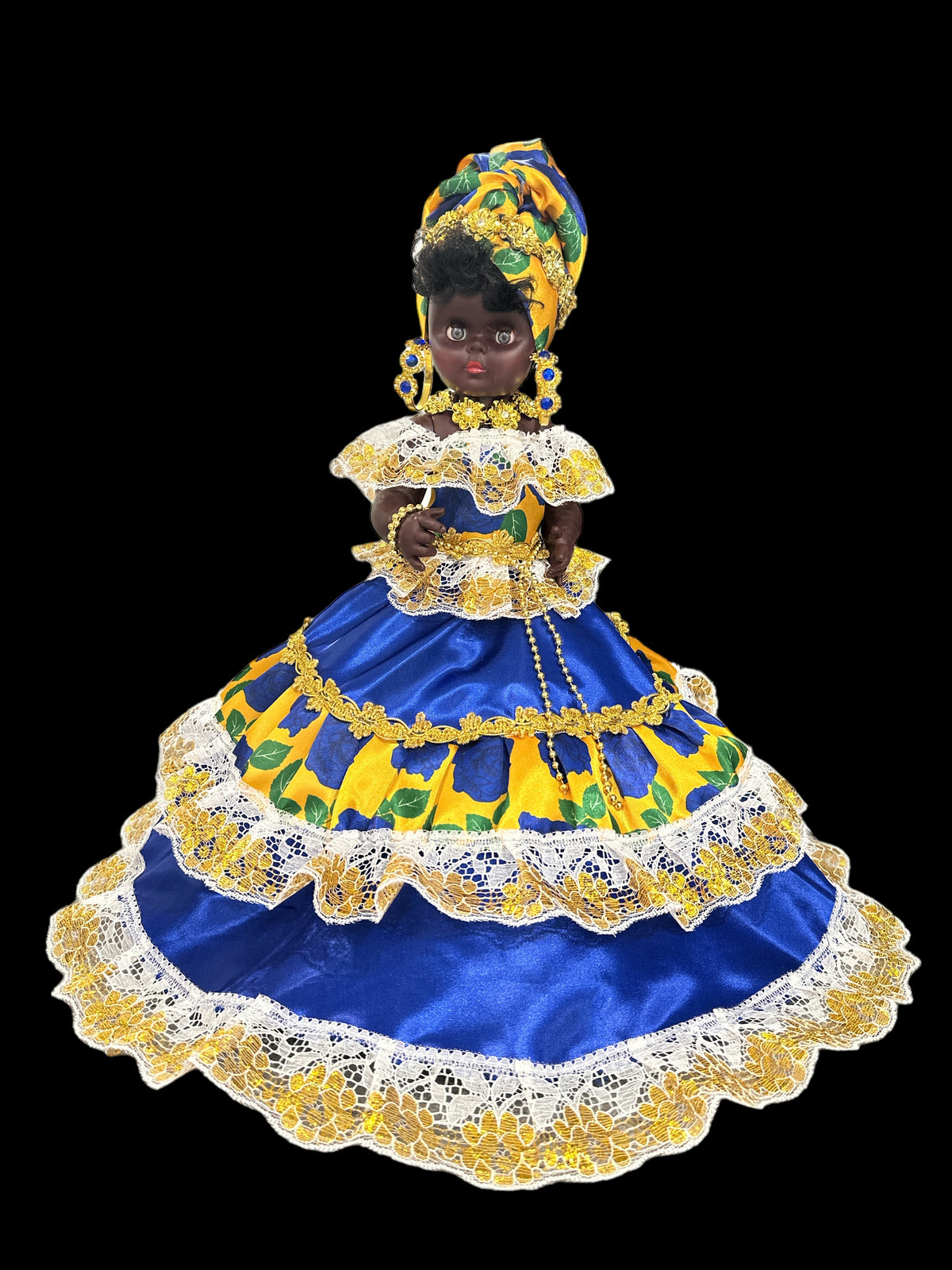 14" Gypsy Spiritual Doll , 2 waters (Ochun, Yemaya)
