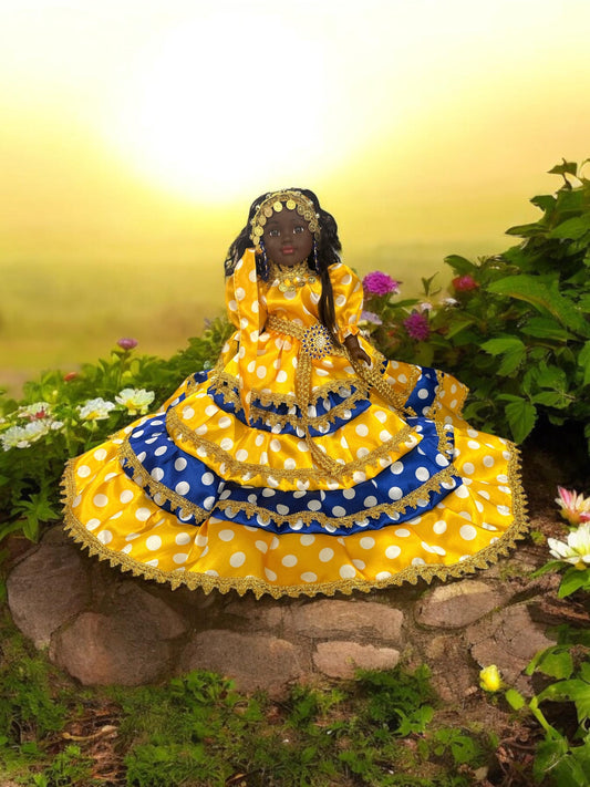 18" Spiritual Doll (Gipsy/ two waters Yemaya and Ochun)