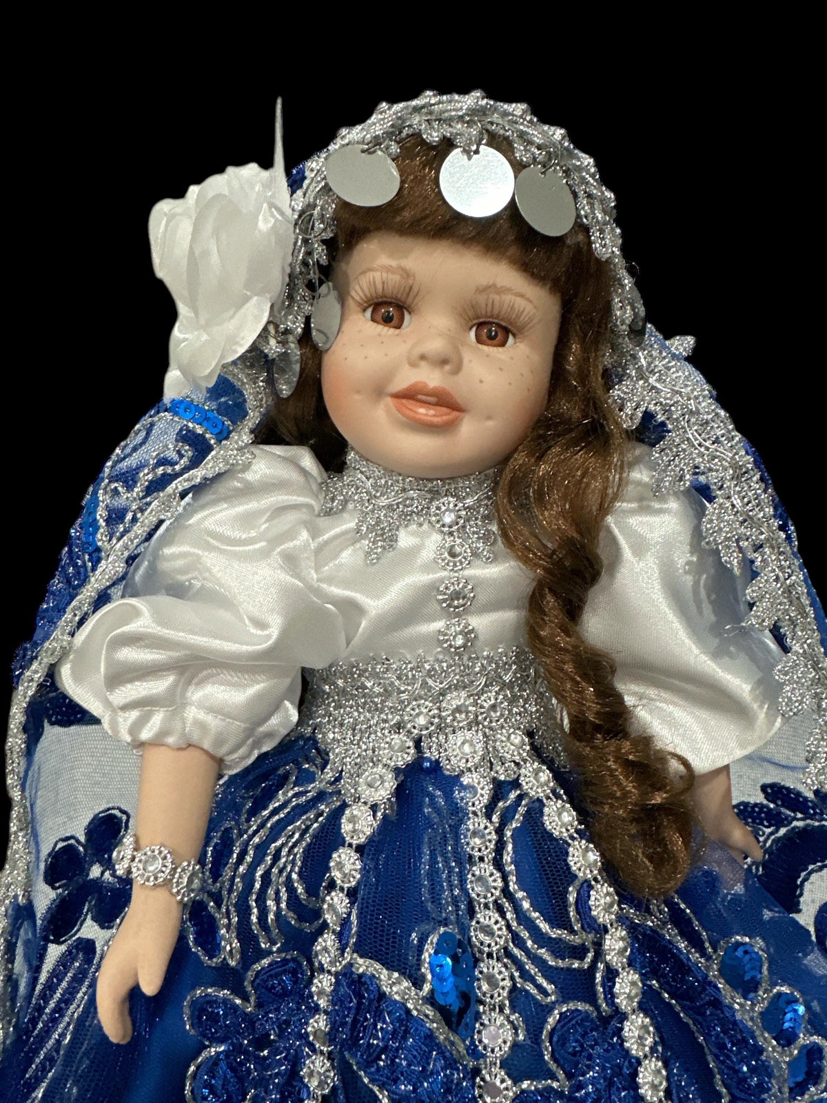 14" Spiritual Porcelain Doll (Gipsy/ Yemaya)
