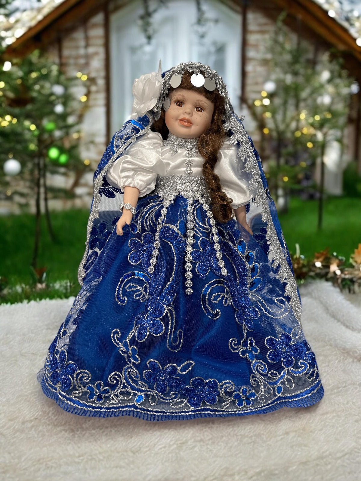 14" Spiritual Porcelain Doll (Gipsy/ Yemaya)