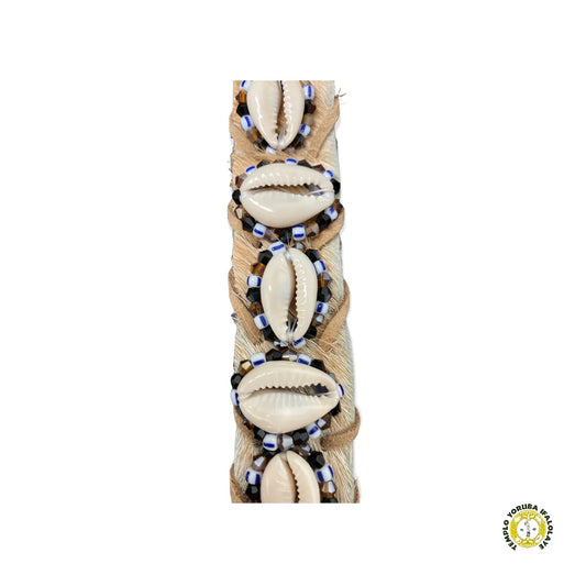 Saint Lazarus Afimaye Goat Leather bracelet (Cacha)