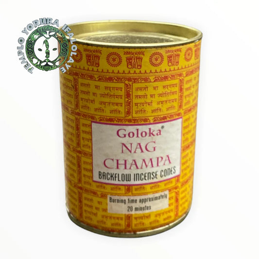 Nag Champa Backflow Incense Cones (24 Cones)